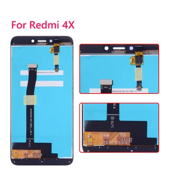 AAA+ LCD de Calitate Pentru Xiaomi Redmi 4X Ecran LCD Ecran cu Rama Telefon Inteligent lcd module pentru Redmi Notă 4X pantalla mare de pixeli