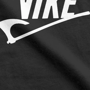 Man T Shirt Vike II Vikingii T-Shirt Logo-ul Casual Mâneci Scurte Teuri Echipajul Gât îmbrăcăminte din Bumbac Negru