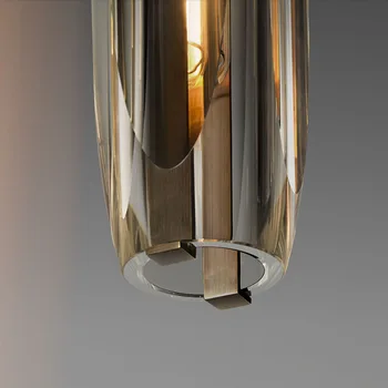 Postmodern minimalist lux lumina candelabru de cristal cupru dormitor noptieră sala de mese decorative candelabru