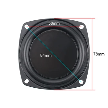 NOI 2 buc 3 Inch 78MM Bass Radiator Pasiv Difuzor Pentru 2 - 5 inch Home-made Boxe Bluetooth Auxiliare de Joasă Frecvență Cauciuc DIY