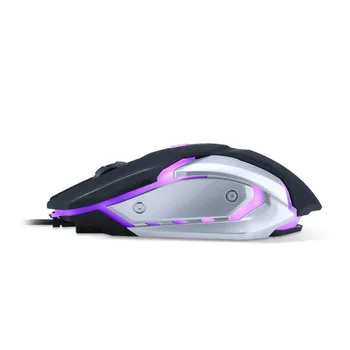 NOU pentru T-LUP V5 Mouse de Gaming cu Fir [2400 DPI] [Respirație Lumina] USB mouse-uri de Calculator RGB Gamer de PC Gaming Mouse 4 Butoane pentru PC