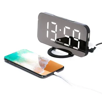 Nr. de reper producător Digital ceas cu alarmă - elegant ceas LED cu USB port,o ajustare display imens de luminozitate,funcția mirror