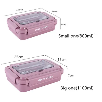 Portabil Din Oțel Inoxidabil 304 Cutie De Prânz Cu Lingura De Moda Masa Bento Box Set De Cină Cuptor Cu Microunde Adult Student Container Pentru Alimente