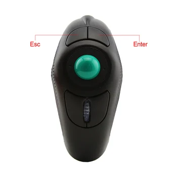 Wireless Laser Trackball-ul Ergonomic Mouse-ul 3d Degetul Mini Mouse-ul Portabil de Aer Mause Soareci de Calculator Cu Indicator Pentru Laptop Macbook