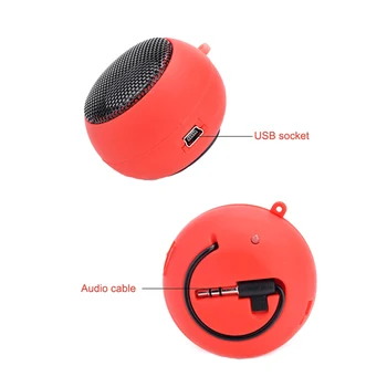 Mini Difuzor Coloana cu Fir Sunet Stereo Cutie Hamburger Forma Difuzor Audio Music Player pentru Telefoane Mobile Tablet
