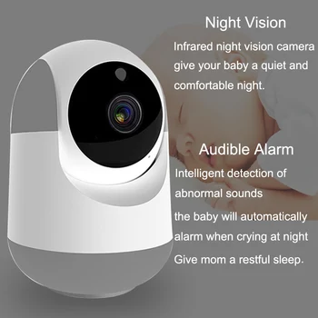 1080P Camera IP Wifi Camera de Securitate Two Way Audio P2P Baby Monitor Camera pentru animale de Companie cu Alarmă de Mișcare Viziune de Noapte de Supraveghere Acasă