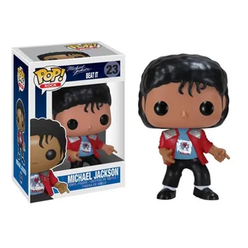 FUNKO POP Michael Jackson Beat It de Acțiune Figura Jucării 10CM PVC de Colectie Model pentru Copii Chritsmas Cadouri
