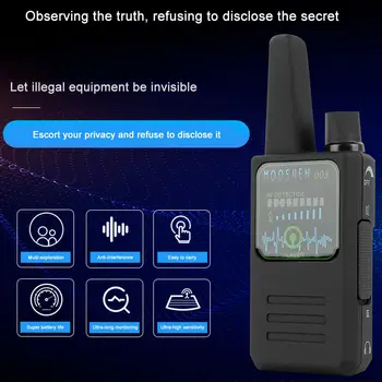 NOI M003 Multi-funcție Anti-spionaj Detector Camera GSM Audio Bug Finder Semnal GPS Obiectiv RF Tracker Detecta Detector Wireless