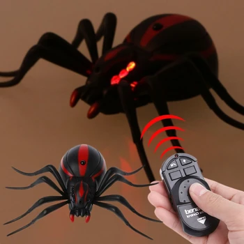 Control de la distanță Fals Realist RC Spider Glumă Insecte Înfricoșătoare Truc Jucărie