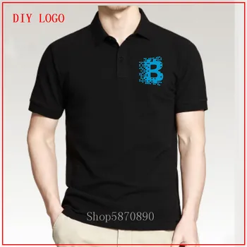 Barbati polo 2020 Bitcoin T camasa barbati Cryptocurrency Bitcoin Blockchain Tricou Doar Hodl Design tricou Maneca Scurta de Moda Tees