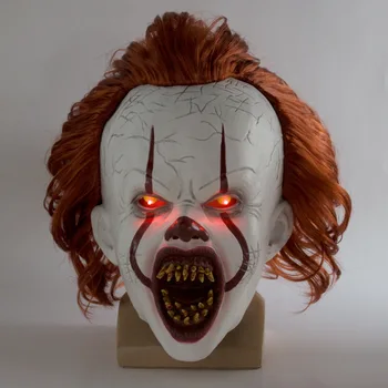 Clovn Joker Pennywise Led-uri Pentru Cap Set Halloween Masca Horror Recuzita lui Stephen King Măști