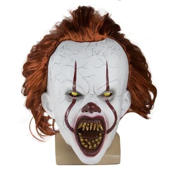 Clovn Joker Pennywise Led-uri Pentru Cap Set Halloween Masca Horror Recuzita lui Stephen King Măști