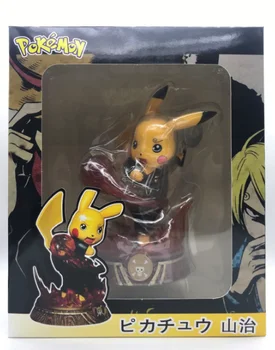 Pokemon Pikachu Anime Cifre Pentru One Piece Luffy Zoro Sanji Acțiune Figma Kawaii PVC Jucării Modul TAKARA TOMY Colectare Juguetes