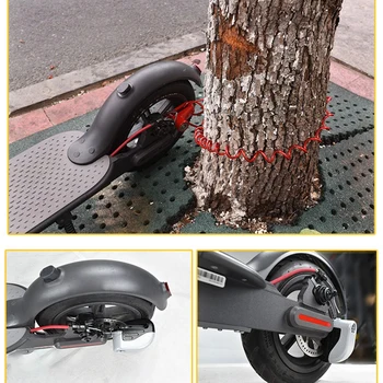 Anti-furt Blocare Scuter Electric Roți Frâne cu Disc de Blocare cu Sârmă de Oțel Ciclism Biciclete de munte biciclete de blocare a discului