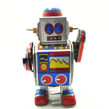 1BUC Nou Copii Copii Drăguț Vintage de Colectie, Cadou Stil Retro Vânt robot de Jucărie