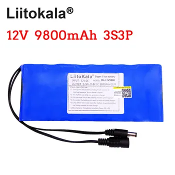 De înaltă calitate LiitoKala 18650 12V 9800mAh 18650 baterie Reîncărcabilă litiu Baterie de Încărcare Banca de Putere Pentru GPS Camera Auto