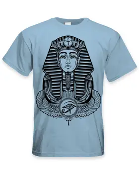 Bărbați Laster 2019 Simplu Stil Egiptean, cu Aripi Ankh, Simbol pentru Bărbați T-Shirt - Egipt Pagandesign La Tricou