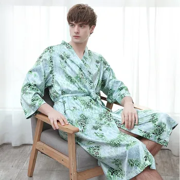2021 Oameni Noi Kimono Rochie De Satin Pijamale Pijamale Iubitorii Halat De Baie Cămașă De Noapte Camasa De Noapte Casual, Lenjerie Intima Haine De Acasă