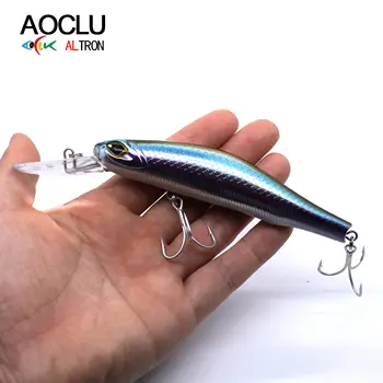 AOCLU wobbler 4buc/lot 15cm 28.4 g Adâncimea de 4m Plutitoare Greu Momeală de Pește Pescuit nada magnet greutate sistem de transfer pentru mult timp turnare