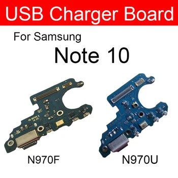 USB Conector Încărcător de Bord Pentru Samsung Galaxy Note 10 N970F N970U Portul de Încărcare de Andocare Bord Înlocuire Piese de schimb
