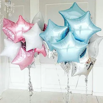 10buc/lot de 18 inch Stele Balon Gonflabil Balon cu Heliu Nunta, Ziua de naștere Petrecere de Craciun Decor Globos Jucarii pentru Copii Cadouri