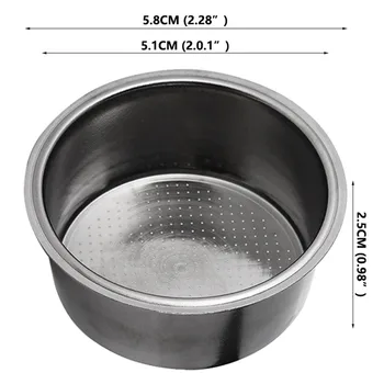 TTLIFE Ceașcă de Cafea 51mm Non Presiune Filtru Coș pentru Breville Delonghi Krups Accesorii de Bucatarie