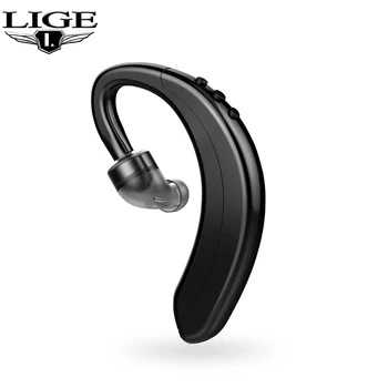 LIGE fără Fir Bluetooth Casti Cârlig Căști Bluetooth Sport Căști cu Microfon de Anulare a Zgomotului Mini de Afaceri pentru Căști