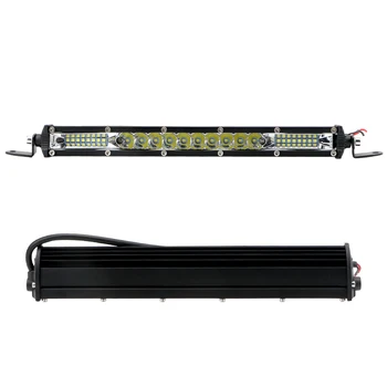 10 20 inch Lucru cu LED-uri de Inundații de Conducere Auto Lumina de Lumină Bar Offroad Lampă de Lucru Super-Luminos Auto-styling pentru Jeep, ATV-uri Camioane Tractoare