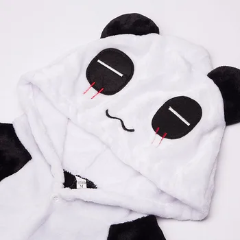 Panda kigurumi Scutec pentru Adulti Adolescenti Femei Pijama, Pijamale Haioase Flanel Moale Cald Sleepwear General Onepiece Salopeta