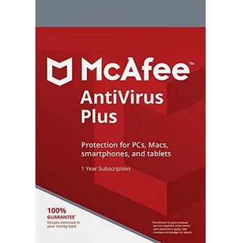 McAfee AntiVirus Plus 2020 - 1-An / Număr Nelimitat De Dispozitive / Globale De Activare