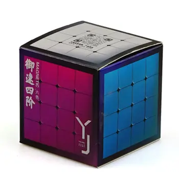 YJ Yusu 4x4 Cub 4x4x4 Magnetic Cub 4 Straturi Magnetice Viteza Cub Magic Profissional Jucarii Puzzle Pentru Copii Copii Băieți Cadou