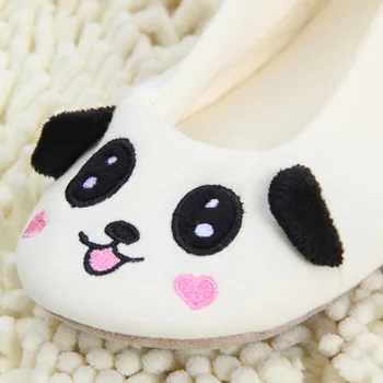 Iarna Papuci Femei Bază Pantofi de Desene animate Drăguț Kawaii Fete Simple de zi cu Zi Confortabil Moale Plat cu Interior Casual Stil Japonez