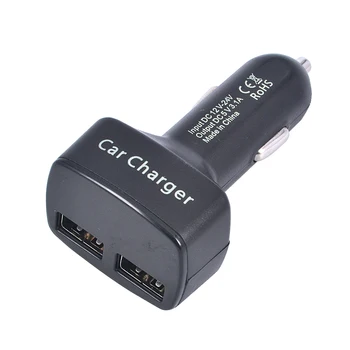 Dual USB Masina Încărcător Adaptor 3.1 O Masina Mini-Încărcător de Telefon Mobil, Auto Incarcator USB Auto Taxa de 12v LED display