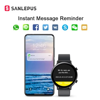 SANLEPUS 2020 Ceas Inteligent Bluetooth Apeluri Smartwatch Bărbați Femei Impermeabil Sport Fitness Brățară Band Pentru iPhone Android Xiaomi