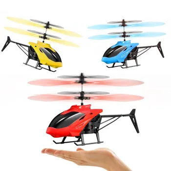 Mini RC Drone Zbor RC Elicopter Suspensie Inducție Elicopter de Jucărie pentru Copii de Lumină LED-uri de Control de la Distanță Jucarii pentru Copii