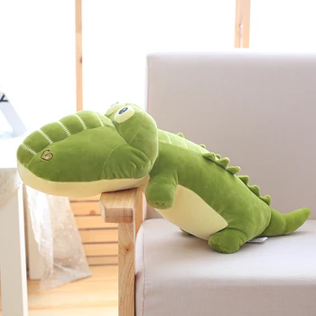 1 buc 45-100cm Simulare Crocodil Jucării de Pluș Umplute Moale Animale de Pluș pernă Perna Papusa Casa Decor Cadou pentru Copii