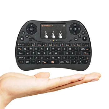 GTMEDIA i8S cu iluminare din spate 2.4 G Wireless Keyboard Mouse-ul de Aer engleză rusă Touchpad-ul Portabil pentru Android TV BOX T9 H96 Max plus
