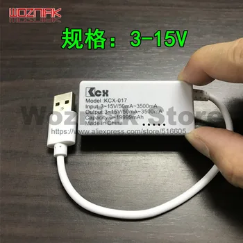 USB de încărcare de tensiune și curent detector Mobil de alimentare de tensiune și de curent contor de telefon Mobil, detector de tensiune