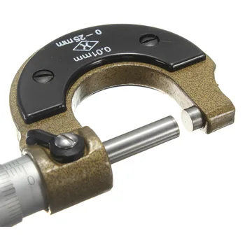 0-25mm 0,01 mm Ecartament Metric Exterior Micrometru Diametrul Etrierului Instrument Cu Mini-Cheie Pentru Mechanist Etrier Instrument de Măsurare