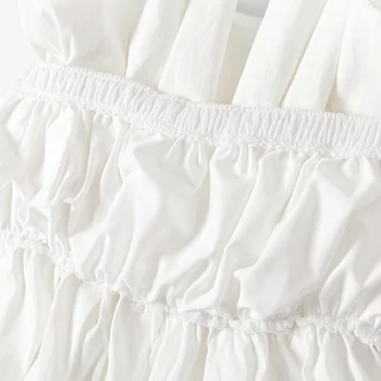 Femeile 2020 sexy moda alb recoltate rezervor de top vintage cutat fara spate solid partid de sex feminin camis topuri chic
