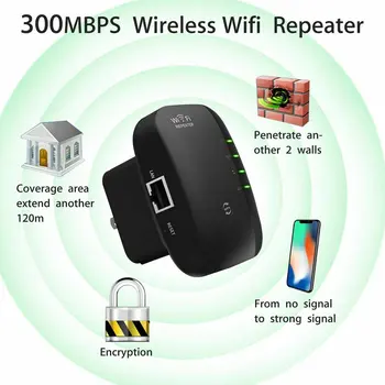 Wireless WiFi Repeater 2019 Noua Wifi Extender 300Mbps Wi-Fi Amplificator 802.11 N/B/G Rapel Repetidor Wi fi Reapeter Punct de Acces