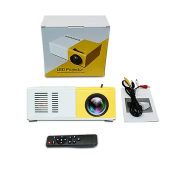 Proiector portabil HD 3D LED Home Theater Cinema 1080p HDMI USB Audio Proiector Yg300 Mini Proiector Camara Masanori