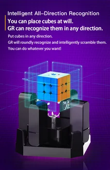 Noi GAN Robot folosit pe GAN356 am 3x3x3 Viteza cub magic GAN 356 eu Joc Magneți Concurs Online de Puzzle Cubo Magico Gans neo