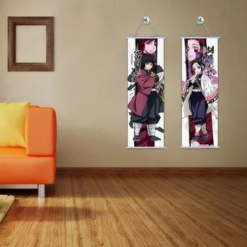 Arta de perete Nordic Poster Imprimat Anime Demon Slayer HD Kimetsu Canvas Decor Acasă Pictura Băieți Cameră Modular Imagine