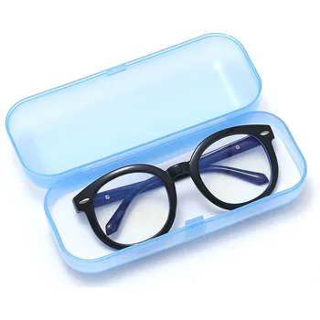 Copii ochelari de Soare de Culoare Solidă Caz Usoare si Portabile Cutie Ochelari pentru Fete Baieti Copii Accesorii Ochelari cu o Cârpă