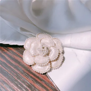 Coreea de Înaltă calitate Brosa Floare Clasic Camellia Brosa Ace de Brose pentru Femei Șal Guler de Camasa Accesorii