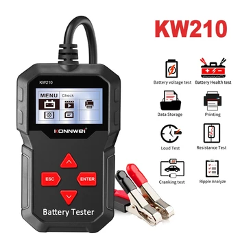 2021 Noi KW210 Baterie de Masina Tester Analizor pentru Viață a Bateriei, Tensiunea, Rezistența Tester