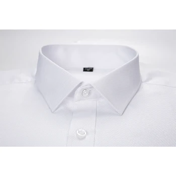 Aoliwen brand Formale purta cămașă bărbați diagonal maneca lunga culoare solidă de afaceri formale tricou casual barbati de moda sociale marime de tricou