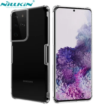 NILLKIN Caz Pentru Samsung Galaxy S21+ S21 Plus capac Subțire Clar Silicon Moale Capacul din Spate rezistent la Șocuri și Anti-knock Telefon Pungă de Caz