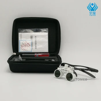 2,5 X obiectiv mic con de plastic, cu cadru de antifog dentare lupe chirurgicale lupa echipament medical dentist preț de producător